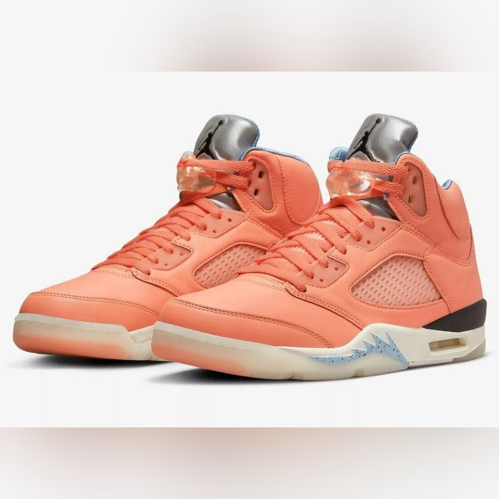 NEW AirJordan 5 SP Men's Size 11 Crimson Bliss/Leche Blue-Sail
